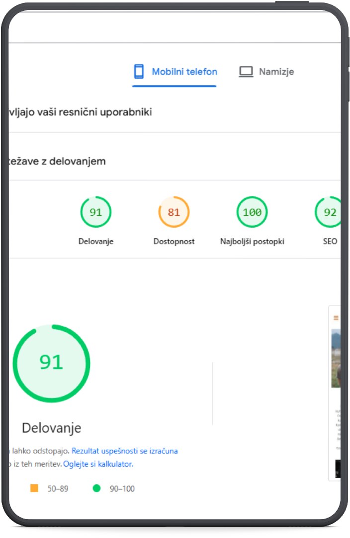 Hitre in učinkovite spletne strani in trgovine