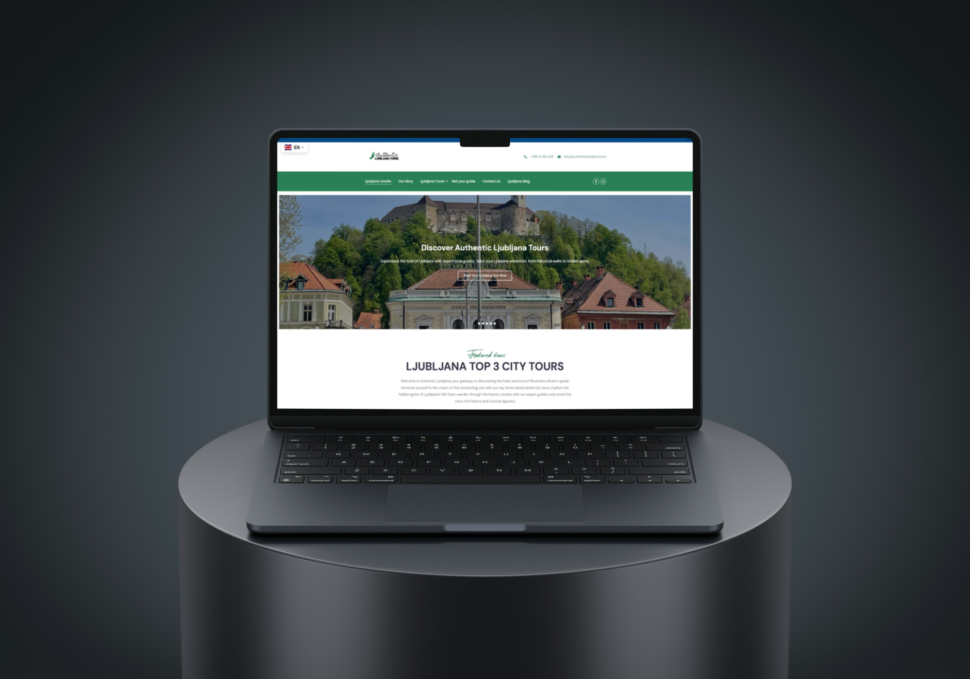 Authentic Ljubljana – prenova in SEO optimizacija