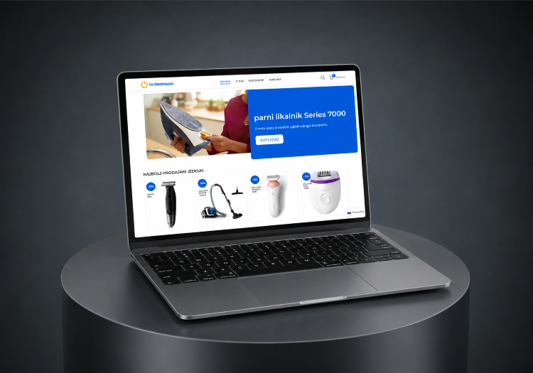 Technomazon responsive spletna trgovina