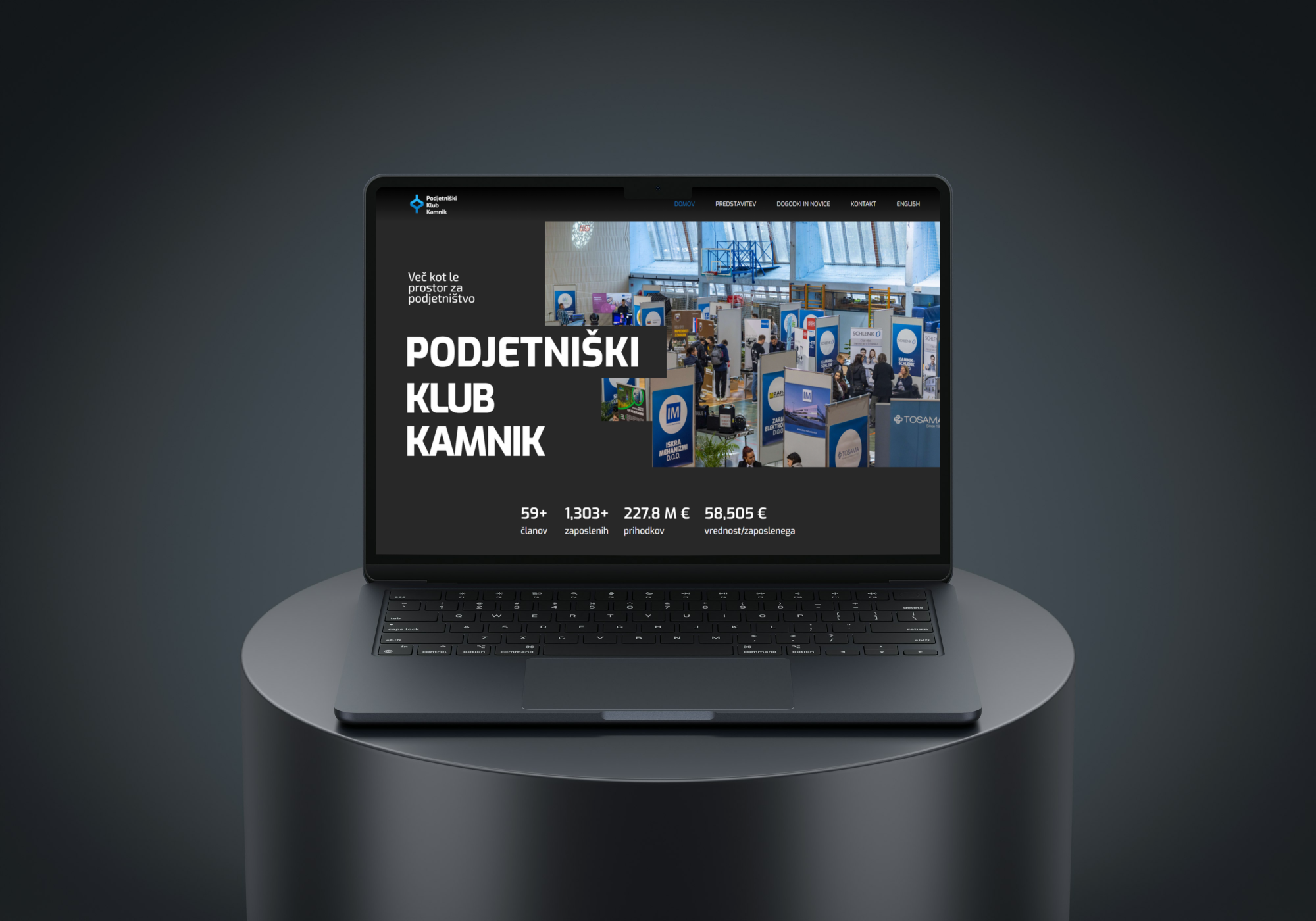 Podjetniški klub Kamnik – izdelava spletne strani